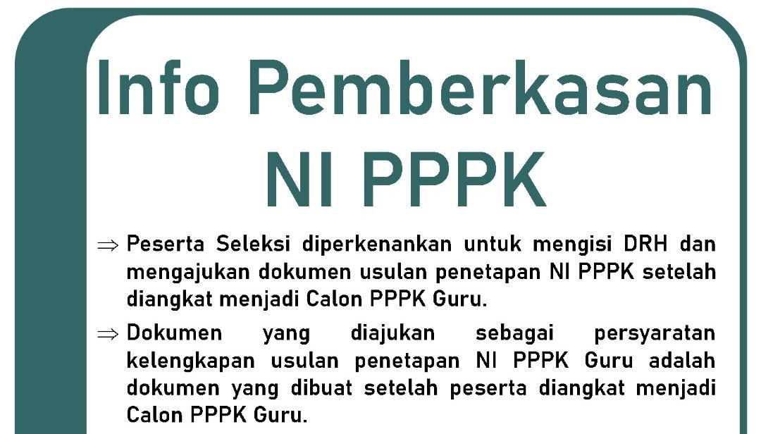 Berikut ini Progres Penetapan NI PPPK Kemenag 2022, Cek di Sini