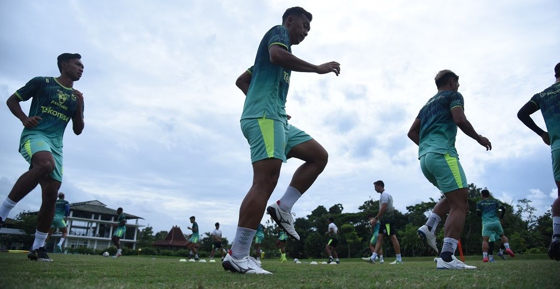 Para pemain Persin melakukan latihan. Catat inilah jadwal pertandingan dan jam bertanding BRI Liga 1 Indonesia selama puasa Ramadhan, hari ini ada Persib vs Bhayangkara FC