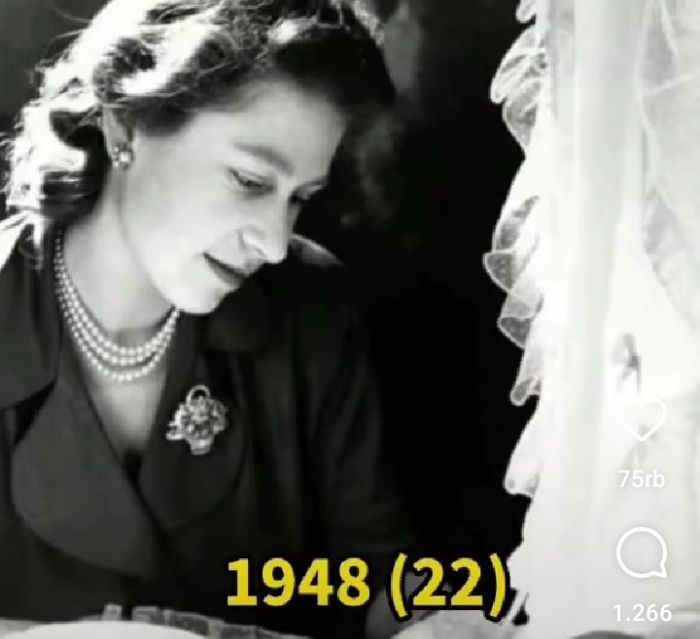 Ratu Elizabeth II pada Usia 22 Tahun