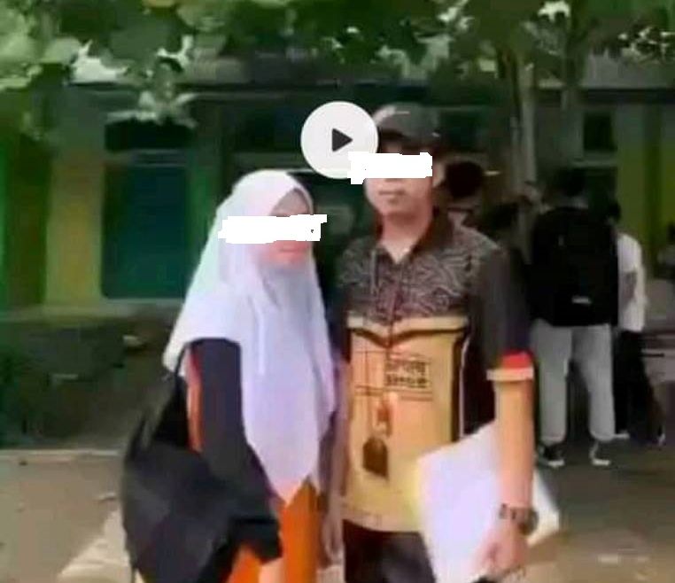 Viral diduga video mesum guru dan siswi. Foto: dok