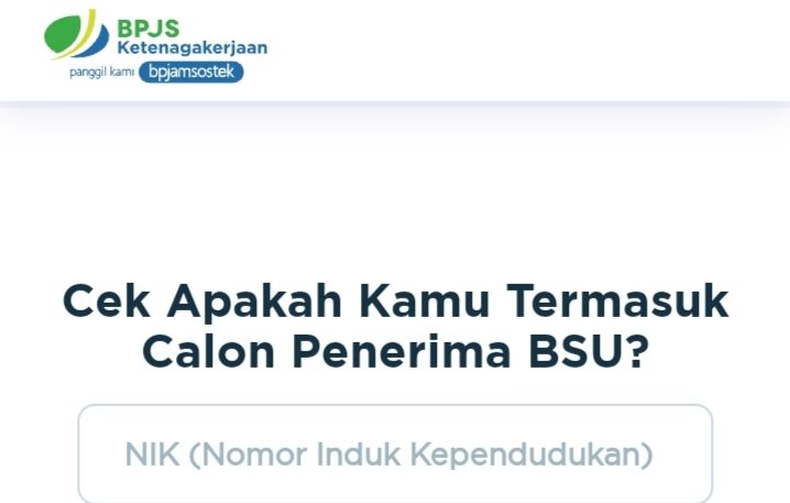 Cek Penerima Bsu 2022 Pakai Nik Ktp Dengan Login Bsu 