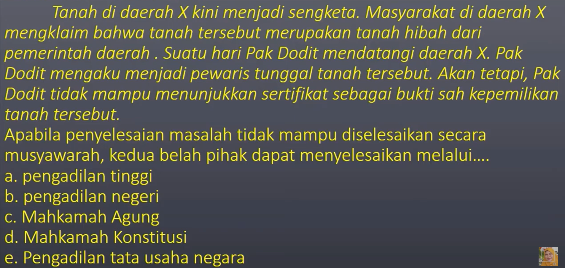 Latihan Soal Uji Kompetensi 2 PKN Kelas 11 Bab 3 Sistem Hukum dan Peradilan di Indonesia