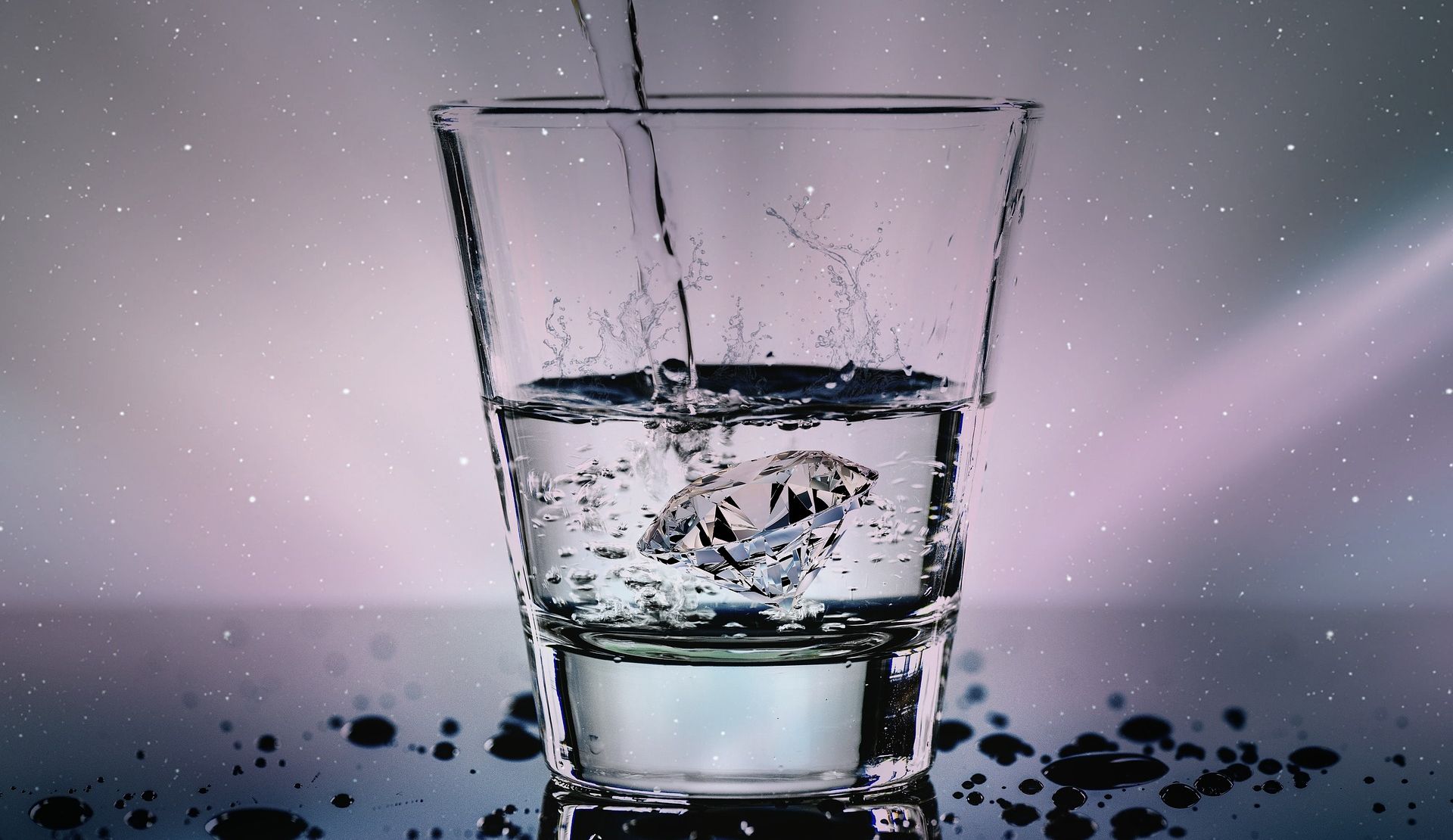 Ilustrasi air minum.