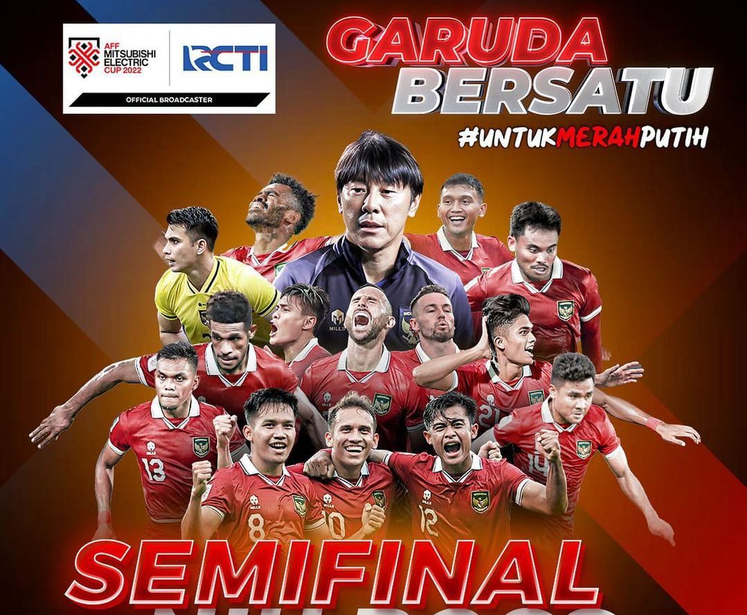 Jadwal TV RCTI Piala AFF 2022 Timnas Indonesia vs Vietnam, Jam tayang