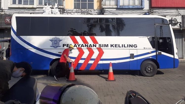 Ilustrasi Jadwal dan Lokasi pelayanan SIM Keliling Bandung hari ini.