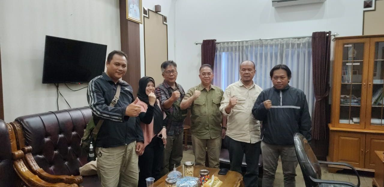 PWI Kota Sukabumi Soan ke kantor Wakil Wali Kota, Kamis,22/6/2023