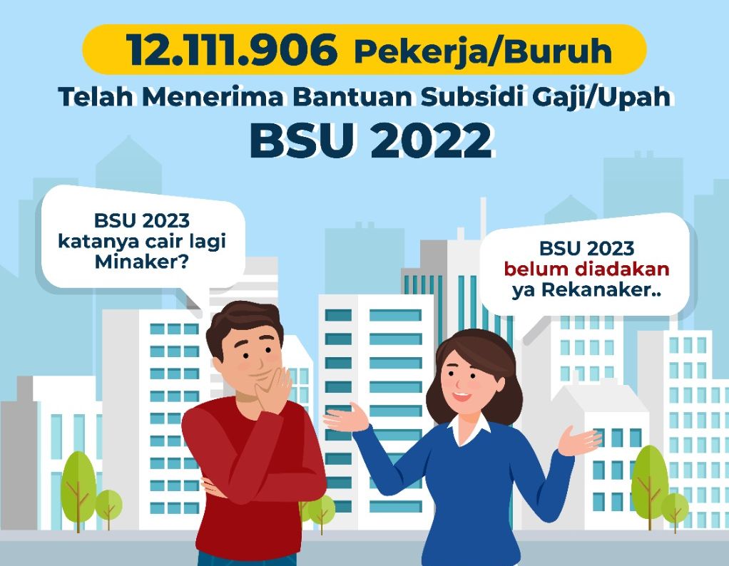BSU 2023 Belum Diadakan Kembali, BLT Subsidi Gaji 2022 Rp600 Ribu Sudah Cair ke 12.111.906 Pekerja