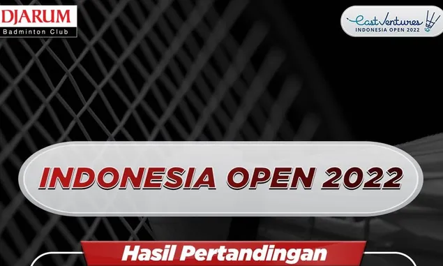 Rekap Hasil Indonesia Open 2022: The Minions Tumbang, Apriyani-Fadia dan 3 Lainnya ke Perempat Final