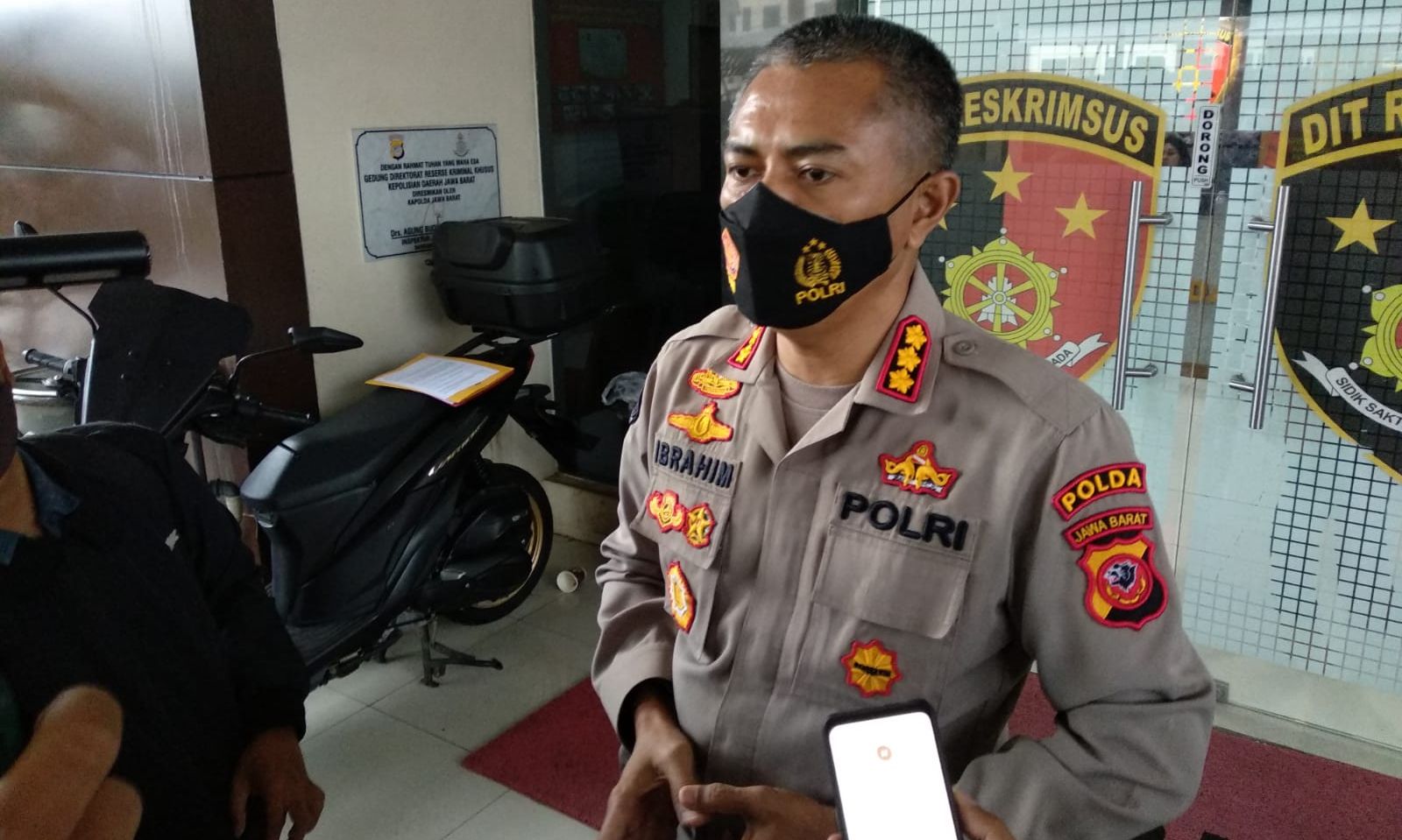 Kabid Humas Polda Jabar Kombes Pol Ibrahim Tompo.