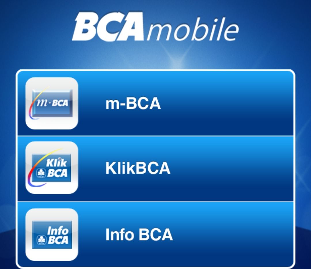 Ilustrasi aplikasi BCA Mobile 