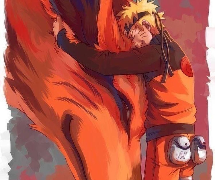 Kurama dan Naruto, salam perpisahan Hokega konoha untuk wali yang selama ini menemaninya dari kecil