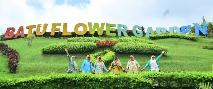Batu Flower Garden wisata alam Malang bersama keluarga saat libur sekolah dan weekend