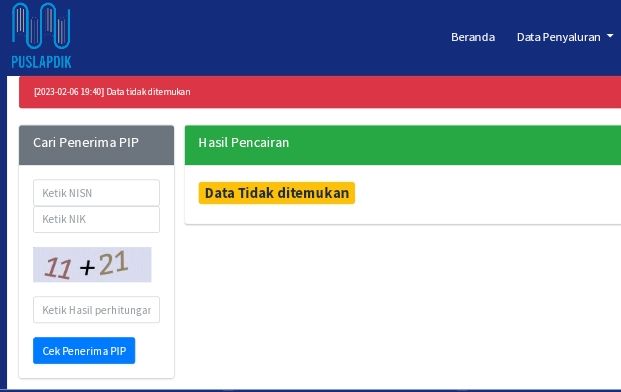 Login pip.kemdikbud.go.id, cara mengecek uang PIP Kemdikbud sudah cair atau belum untuk siswa SD-SMA online.