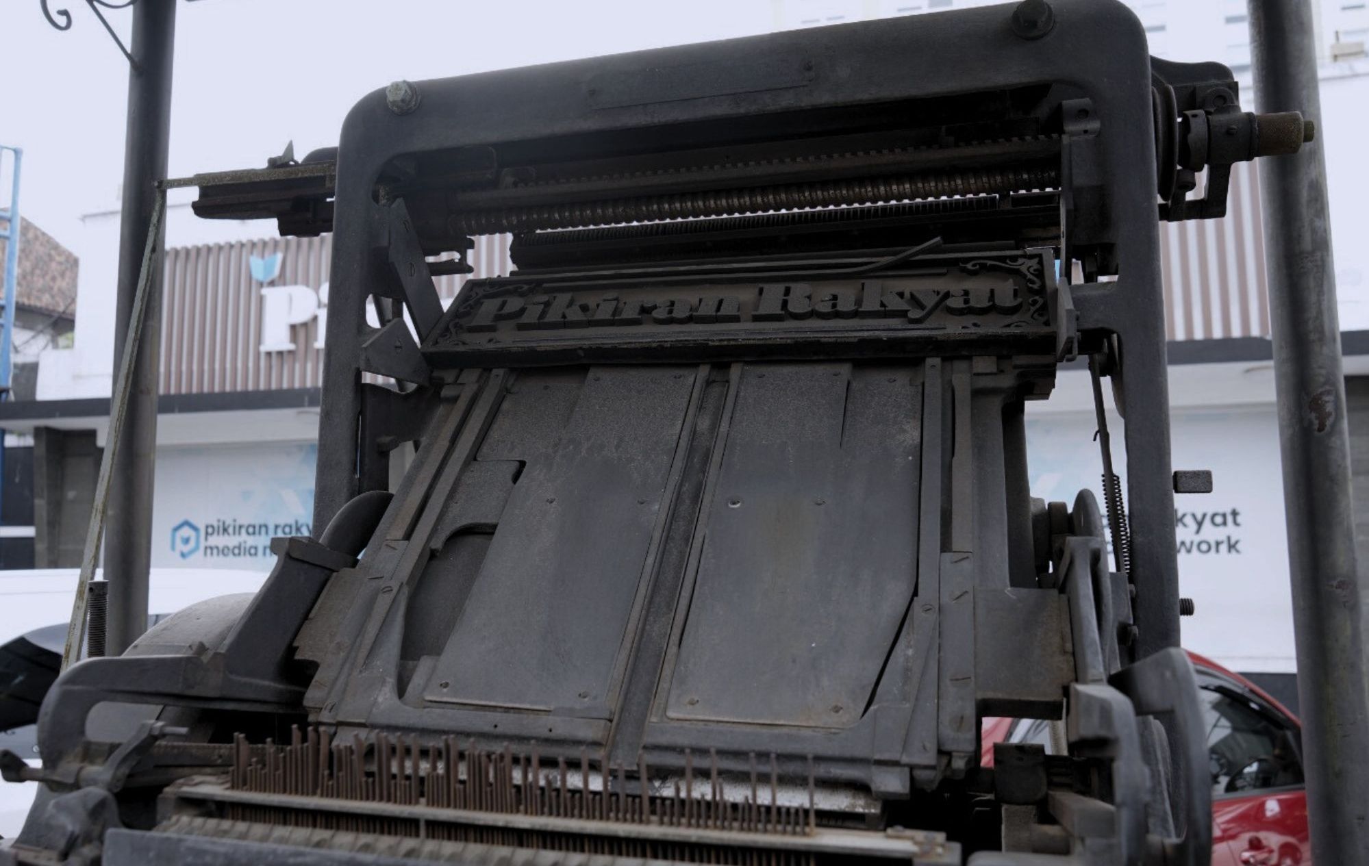 Mesin Linotype yang digunakan Pikiran Rakyat pada 1974-1986.