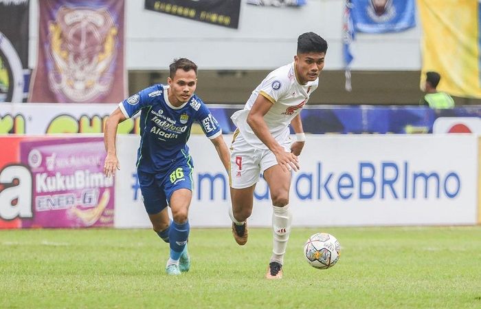 Muhammad Ramadhan Sananta, striker PSM Makassar saat menghadapi Persib Bandung.