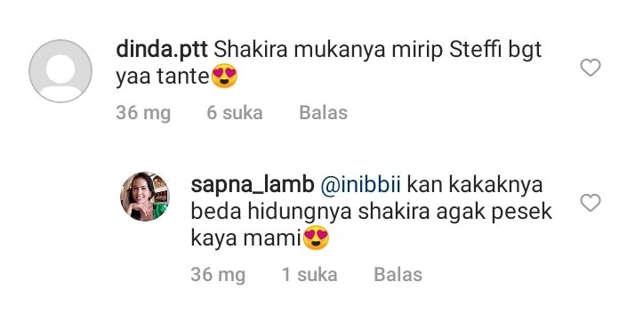 jawaban Baby Shak anak Steffi Zamora atau adiknya, ini biodata dan kerangan ibu Sapna Husen di Instagram IG