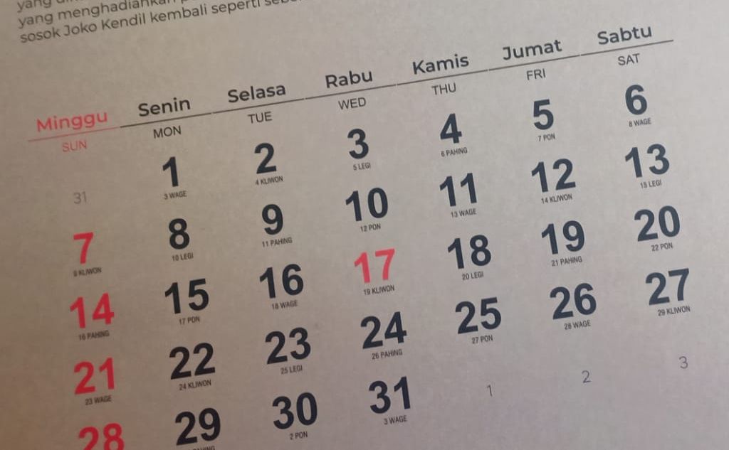 Waspadai dan dihindari, inilah 6 hari naas teruntuk kelahiran neptu weton Kamis Wage menurut hitungsn rumus logika matematik  Primbon Jawa