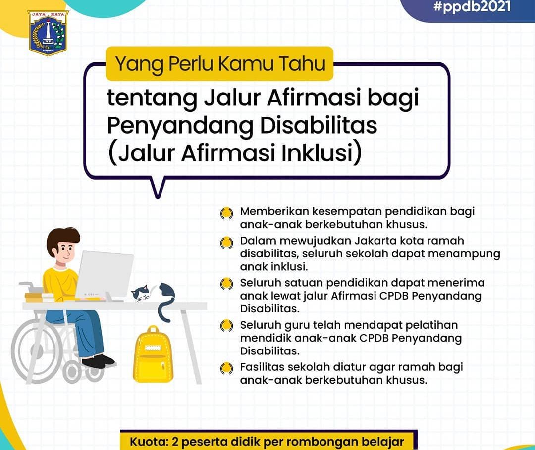 Ppdb Jalur Afirmasi Khusus Penyandang Disabilitas Simak Syarat Dan Timelinenya Pikiran Rakyat Bekasi Halaman 3