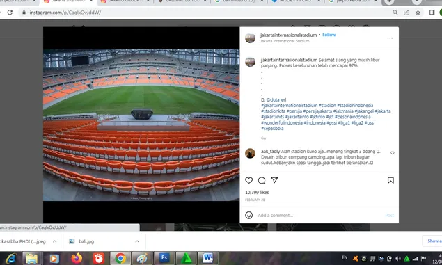 Persija Siap Bayar Mahal Untuk Jakarta International Stadium 