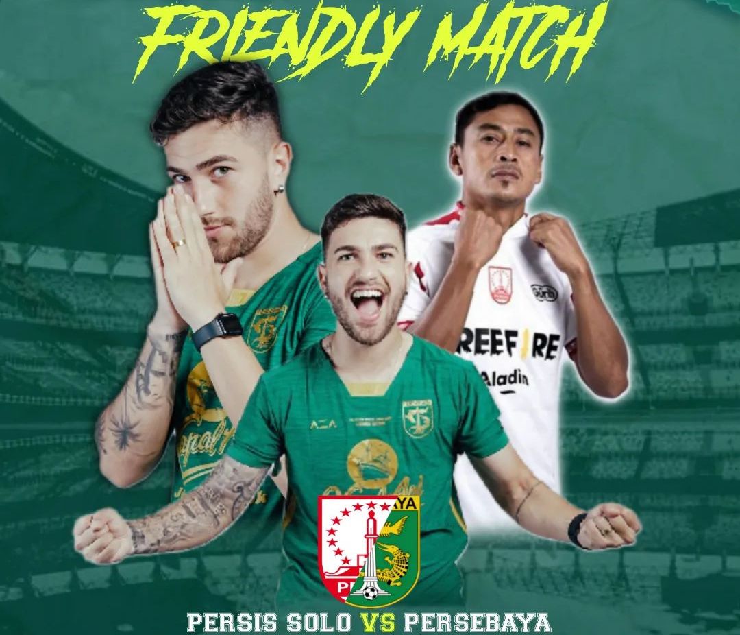 Jadwal Acara TV Sabtu 26 November 2022: FIFA Friendly Match Persis Solo vs Persebaya Surabaya Live di Indosiar. /Instagram bonekcongkres98