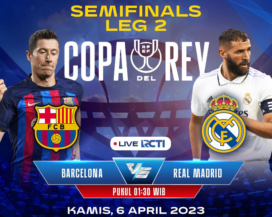 Score808, NobarTV, Yalla Shoot Live Streaming Barcelona vs Real Madrid di Copa del Rey Ilegal, Akses