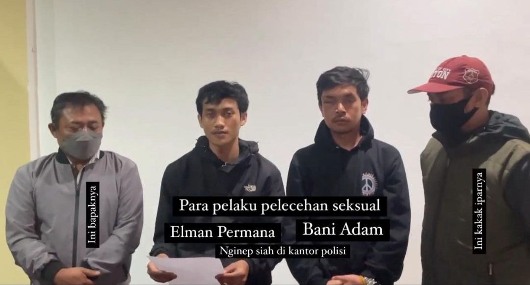 Pelaku pelecehan diamankan Polsek Andir usai melakukan pelecehan terhadap seorang wanita di jalan Kebon Jati, Bandung, pada Rabu 11 Januari 2023 malam.