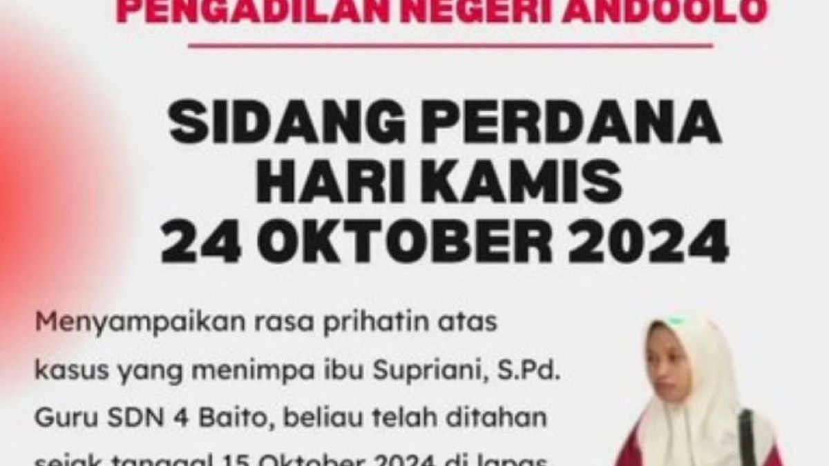 Guru Honorer Supriyani Di Tahan, Ini Kata Kapolres Konawe Selatan, AKBP ...