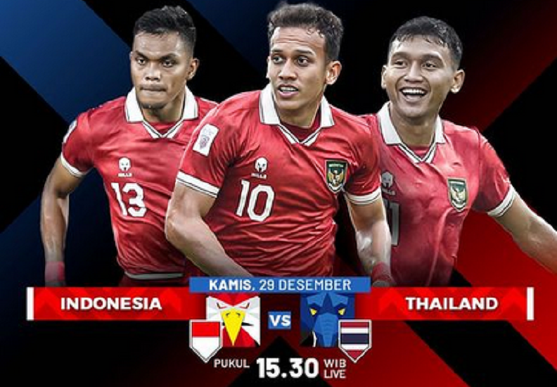 Jadwal Timnas Indonesia Vs Thailand Hari Ini 29 Desember 2022, Cek ...