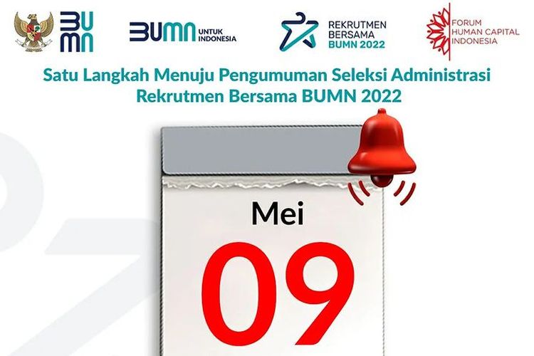 Hasil Administrasi Rekrutmen Bersama BUMN 2022 Diumumkan, Cek Nama Anda ...