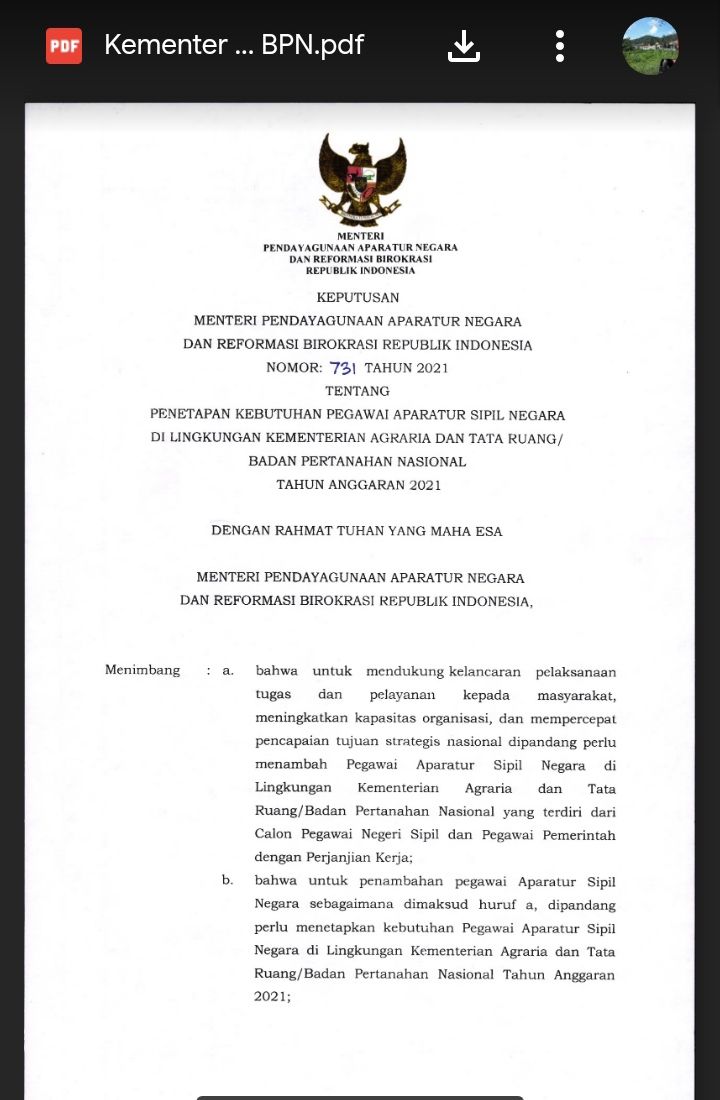 Informasi Terupdate Seleksi Cpns Kementrian Bpn 2021 Simak Formasi Dan Persyaratannya Cerdik Indonesia Halaman 4