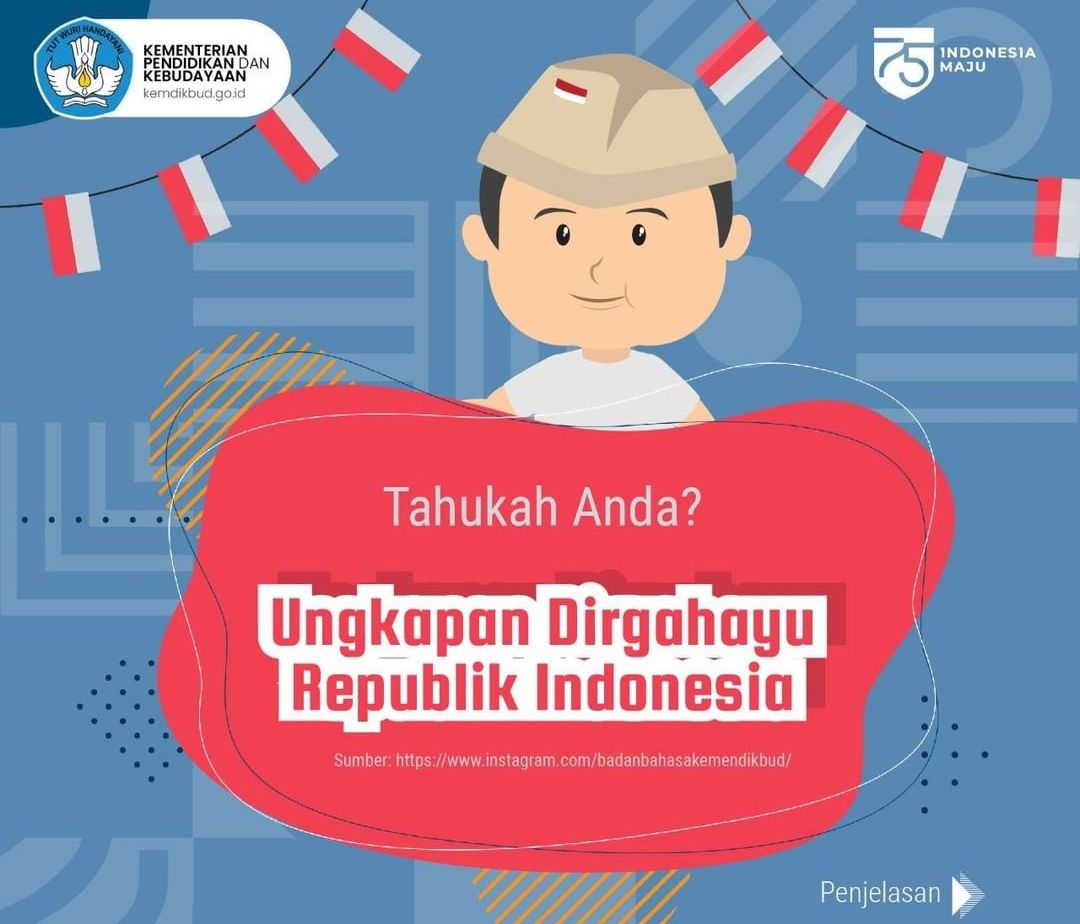 Penulisan Dirgahayu Republik Indonesia Yang Benar Bal 3883