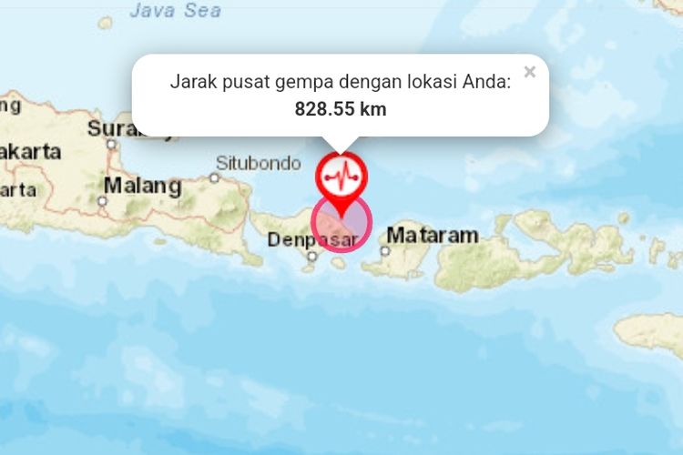 Info Lokasi Pusat Gempa Terkini Bali, Rabu 14 Desember 2022 Mag: 4,5 ...