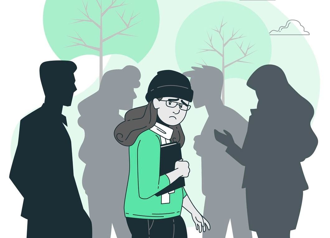 Ilustrasi Perbedaan Antara Introvert, Pemalu, dan Antisosial./freepik/storyset