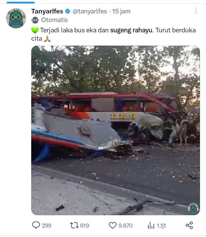 Tragedi kecelakaan Bus Sugeng Rahayu