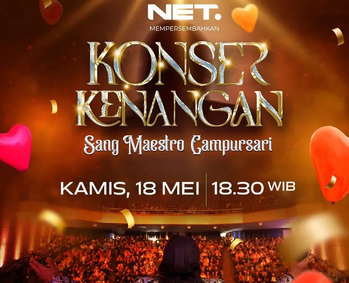 Jadwal Acara NET TV Hari Ini Kamis 18 Mei 2023: Ada Konser Kenangan ...