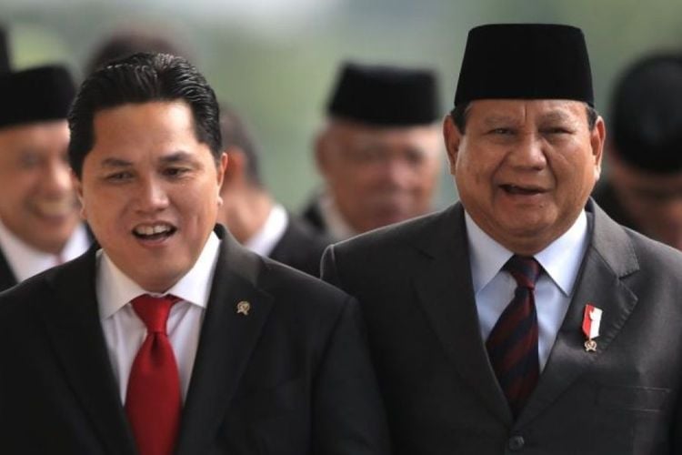 Plus Minus Jika Prabowo Subianto Gaet Erick Thohir Jadi Cawapres Lebih Banyak Kelemahan