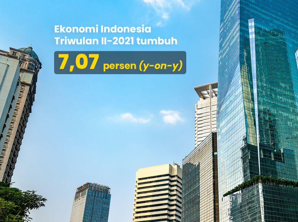 BPS Rilis Pertumbuhan Ekonomi Indonesia Triwulan II.