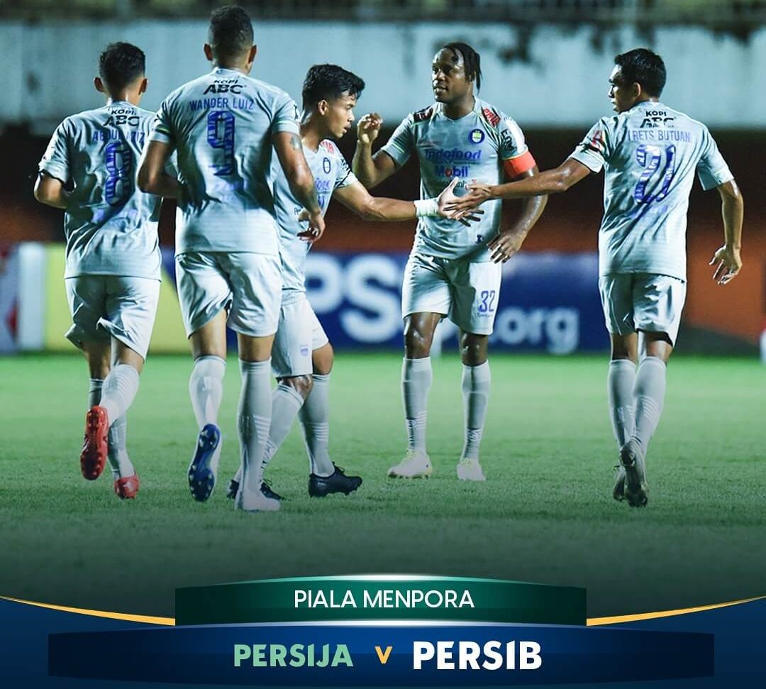 SEDANG TAYANG, Live Streaming Persib vs Persija Piala Menpora 2021