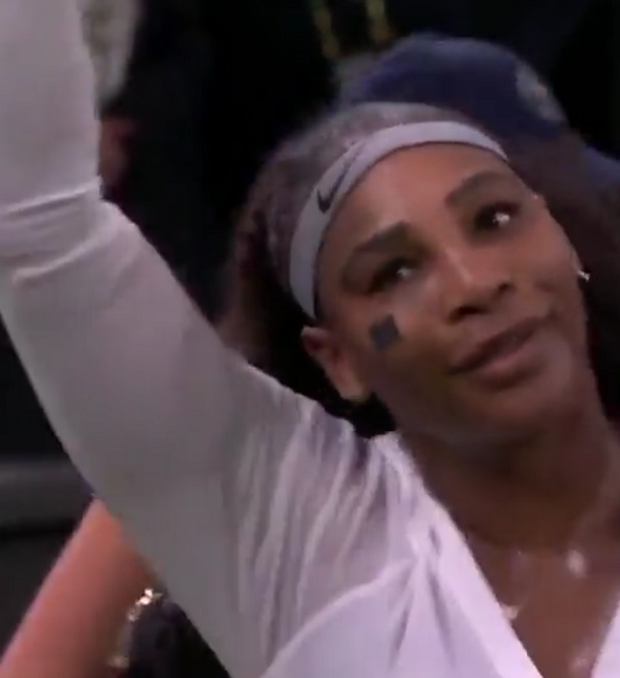 Serena Williams//tangkap layar video Twitter ESPN