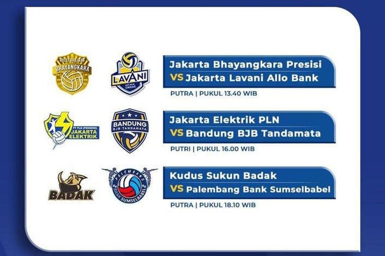 Jadwal Proliga 2023 Live Moji TV Hari Ini Sabtu 21 Januari Lengkap Jam ...