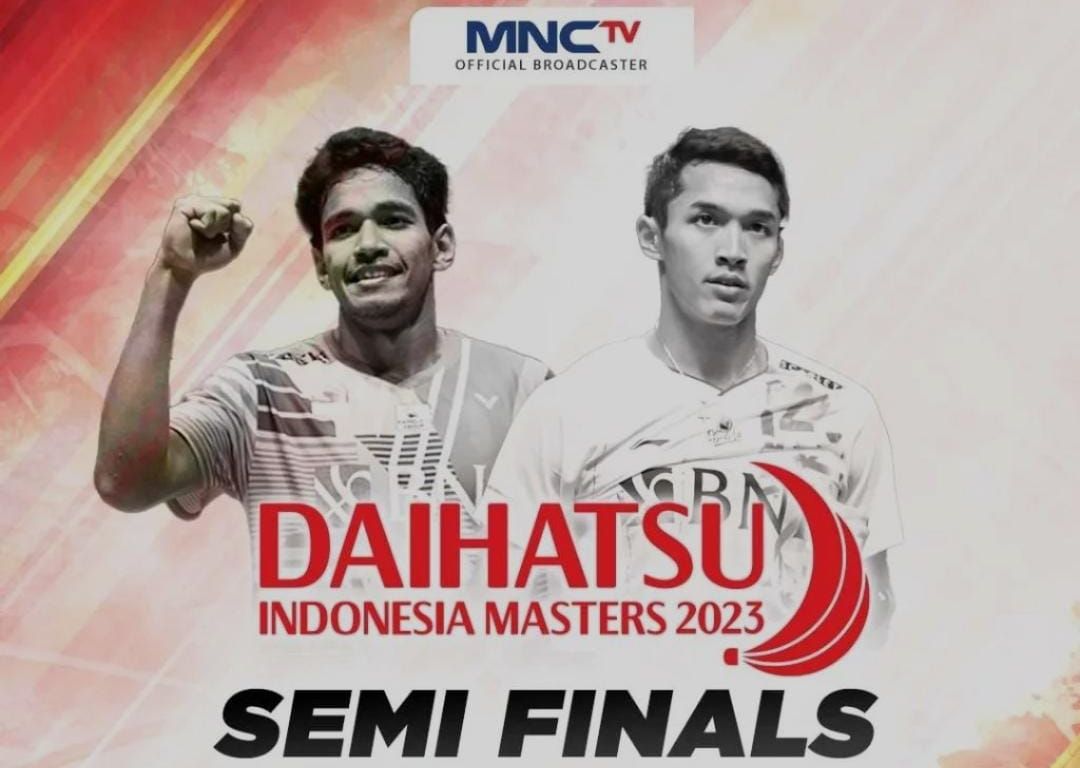 Link live streaming badminton Indonesia Master 2023 semifinal hari ini 28 Januari 2023 siaran langsung BWF di iNews TV dan MNCTV gratis.
