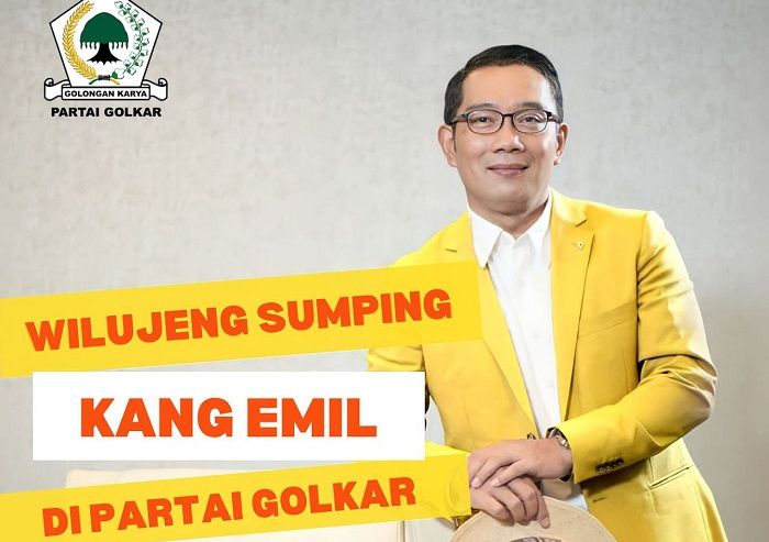 Postingan akun Partai Golkar mengabarkan Ridwan Kamil bergabung partai berlambang Pohon Beringin./Instagram