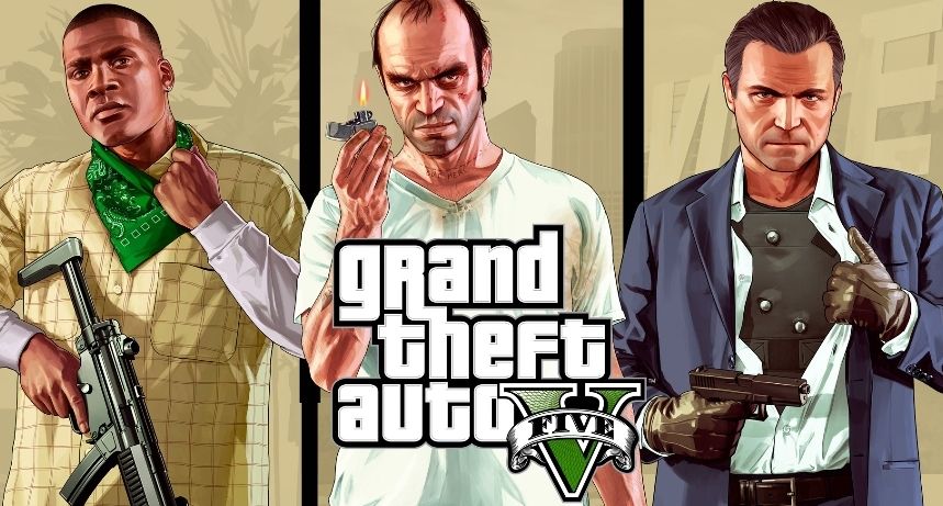 Game Grand Theft Auto V atau GTA 5 yang rilis di PC dan konsol.