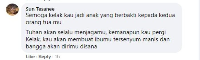 Komentar pengguna akun Facebook lain terhadap unggahan Kang Damar.