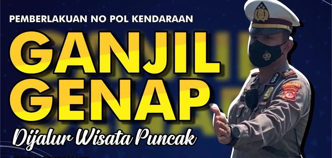 Aturan Ganjil Genap di Jalur Puncak Berlaku Tanggal 21, 22, dan 23 Maret 2023, Perhatikan Plat Nomor Kendaraan Anda!