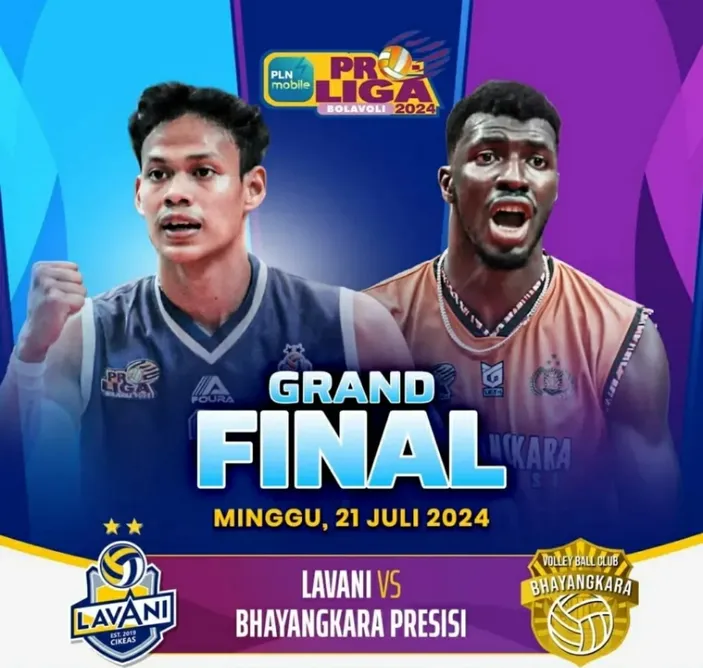 Jam Berapa Grand Final Proliga 2024 Putra? LavAni Tantang Bhayangkara ...