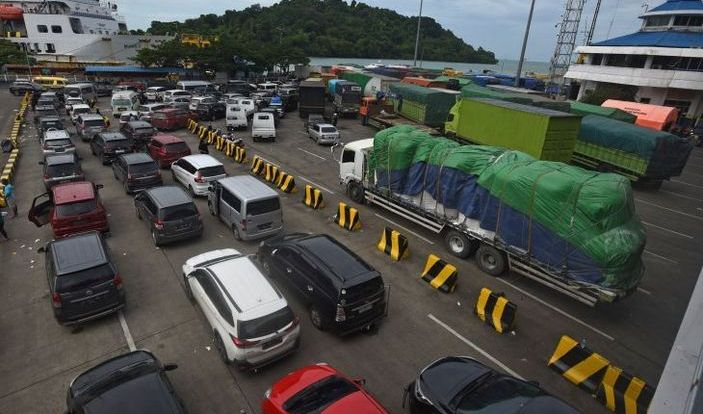 Persiapan mudik Lebaran 2023, Korlantas Polri dan Kemenhub rencanakan delaying system di Pelabuhan Merak