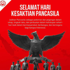 Berikut Ucapan Selamat di Hari Kesaktian Pancasila 2021 ...