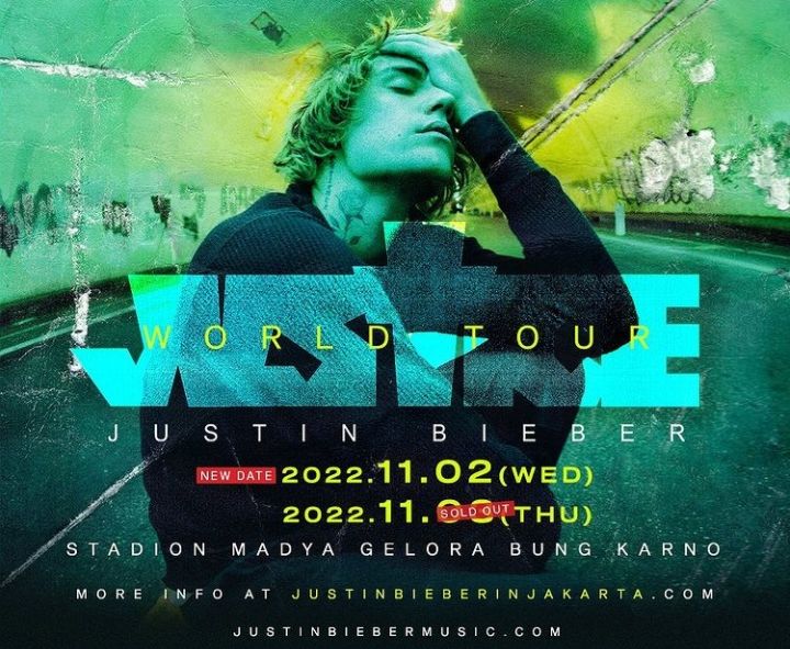 Update! Konser Justin Bieber jadi 2 hari usai tingginya antusias pembelian tiket.