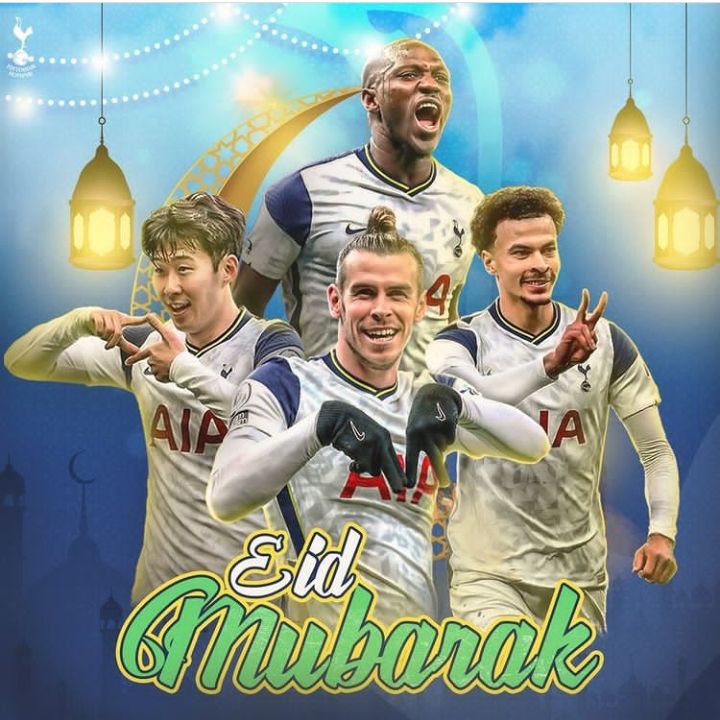 Unggahan ucapan Selamat Idul Fitri dari akun Instagram Tottenham Hotspur.